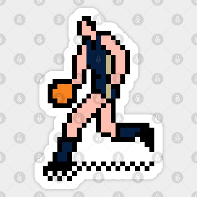 8-Bit Basketball - Tulsa Sticker by The Pixel League